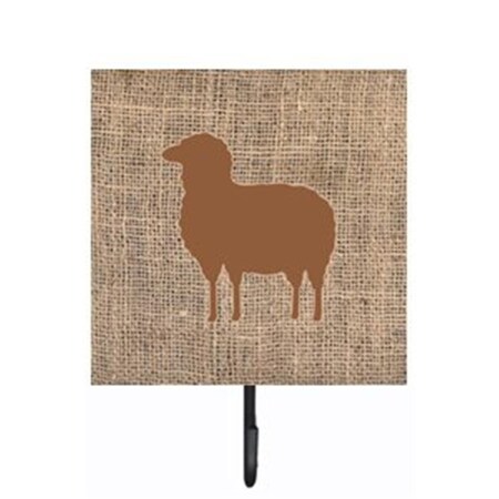 Carolines Treasures Sheep Burlap and Brown Leash Or Key Holder BB1126-BL-BN-SH4